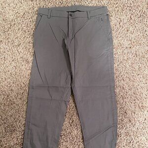 Lululemon Canvas ABC Pant Lite Gray 33x29